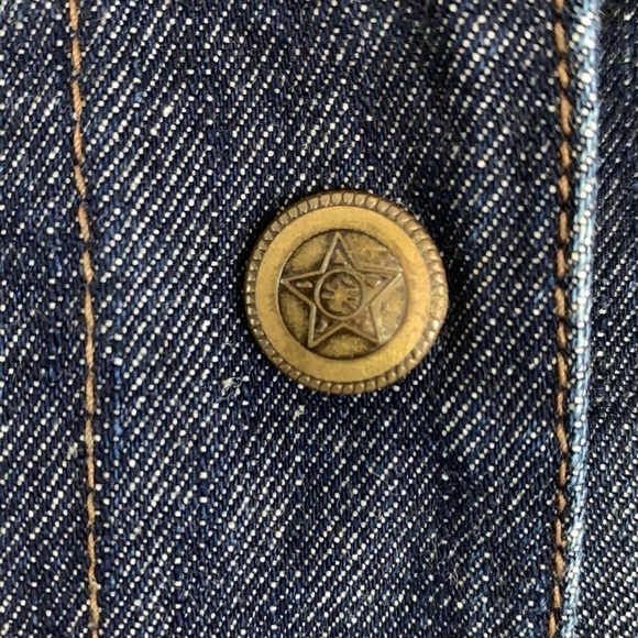 Nine West Gold Quilt Lined Denim Jean Jacket - Picture 4 of 13